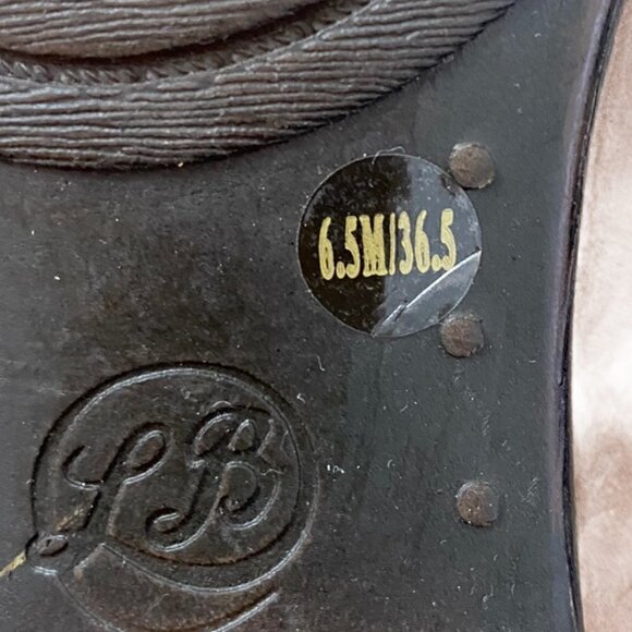 Lucky Brand Leather Benissa Booties Ankle Boots Dark Saddle Tan/Brown Size 6.5 - Picture 8 of 14